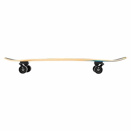 Top 10 π€© Zed Longboard Skateboard Complete Cruiser | Bamboo & Canadian Maple Wood Cruiser W/ Reverse Kingpin Trucks For Commuting, Cruising, Carving & Downhill Riding Riptid 𧨠- Image 5