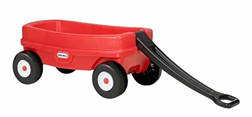 Best deal π ' Wagon β Red And Black, Indoor And Outdoor Play, Easy Assembly, Made Of Tough Plastic Inside And Out, Handle Folds For Easy Storage | Kids 18 π - Image 3