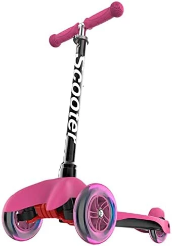 Flash Sale π Scooters For Kids Toddler Scooter - Deluxe Aluminum 3 Wheel Glider W/ Kick N Go, Lean 2 Turn Wheels, Step 4 Brake, Toddlers Training Three Wheeled Kid Ride On Toys Best For Little Boys & Girls Pink π - Image 7