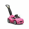 Promo 🎁 Whisper Ride Cruiser Push Car, Pink ✔️