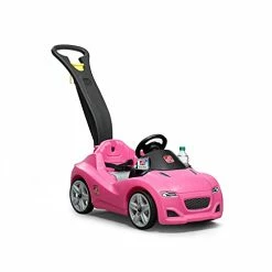 Promo 🎁 Whisper Ride Cruiser Push Car, Pink ✔️