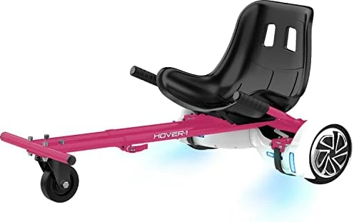 Discount π₯ Buggy Attachment | Compatible With All 6.5" & 8" Electric Hoverboards, Hand-Operated Rear Wheel Control, Adjustable Frame & Straps, Easy Assembly & Install Pink π - Image 7
