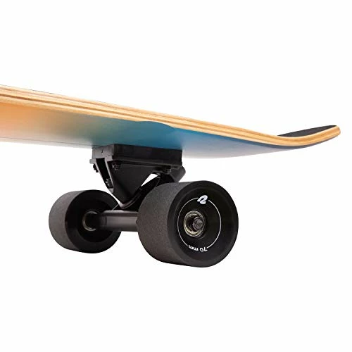 Top 10 π€© Zed Longboard Skateboard Complete Cruiser | Bamboo & Canadian Maple Wood Cruiser W/ Reverse Kingpin Trucks For Commuting, Cruising, Carving & Downhill Riding Riptid 𧨠- Image 3