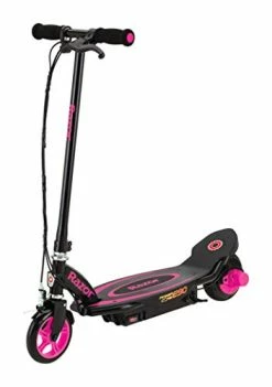 New 🎁 Power Core E90 Electric Scooter - Hub Motor, Up To 10 Mph And 80 Min Ride Time, For Kids 8 And Up Pink 😉