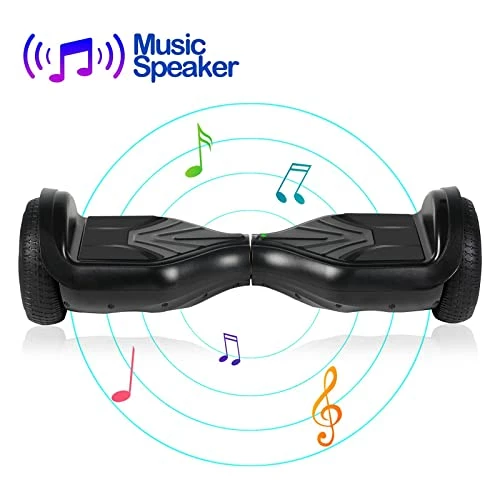 Buy π Hoverboard,6.5" Two-Wheel Self-Balancing Hover Board With Bluetooth Speakers And Fashion LED Lights For Kids A1-black (no Led) π - Image 4