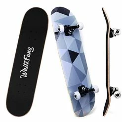 Best Pirce 🎁 Skateboards For Beginners, Complete Skateboard 31 X 7.88, 7 Layer Canadian Maple Double Kick Concave Standard And Tricks Skateboards For Kids And Beginners 🎁