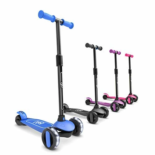 Brand new ⭐ Scooter For Kids Ages 3-5 With Flash Wheels , Kids Scooter 4 Adjustable Height, Toddler Scooter Extra-Wide PU LED Wheels, 3 Wheel Scooter For Kids For Girls & Boys Learn To Steer… Blue 💯