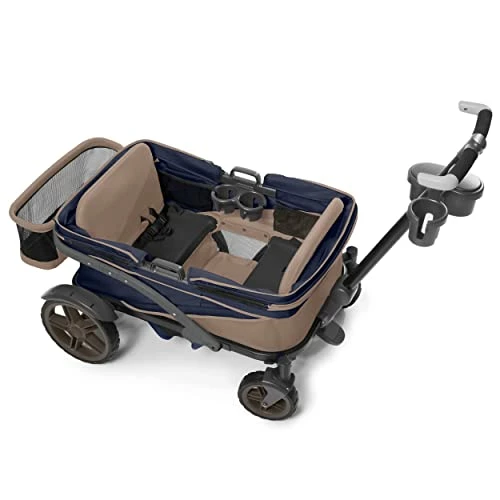 Brand new π Anthem 4 Quad Wagon Stroller, All-Terrain Collapsible Wagon With Canopy For Kids, 4 Seater (Sand & Sea) π - Image 5