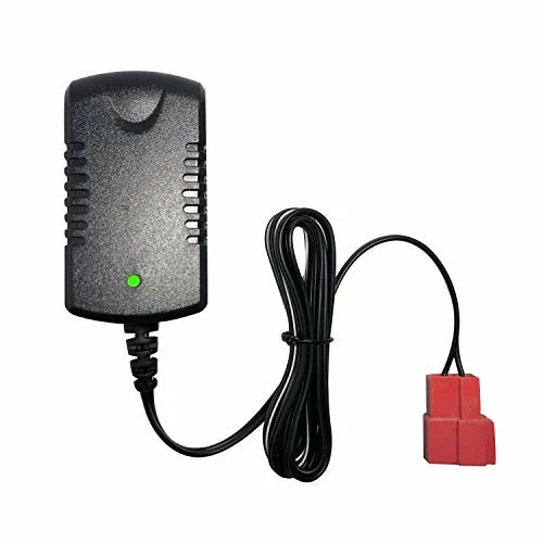 Best Sale ๐ 6V Kids Ride On Car Charger, 7Volt 800MA Battery Charger For 6V BMX X6 Kid TRAX Disney GMC Dinsney Wal-Mart Kid TRAX Moto ATV Quad Disney Ride-On Car Toys Red Square Plug ๐ - Image 2