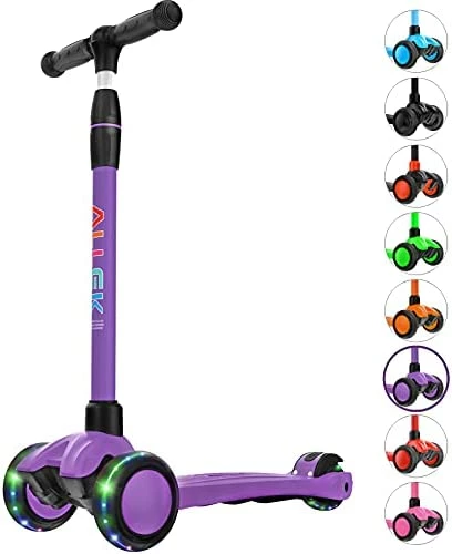 Best reviews of β Kick Scooter B03, Lean 'N Glide 3-Wheeled Push Scooter With Extra Wide PU Light-Up Wheels, Any Height Adjustable Handlebar And Strong Thick Deck For Children From 3-12yrs (Rose Pink) π€© - Image 11