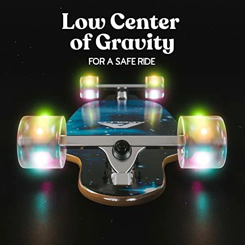 Cheapest π POLLO Longboard Skateboards - Premium Long Boards For Adults, Teens And Kids. Cruiser Long Board Skateboard. Drop Through Longboards Made Of Bamboo & Fiberglass - High-Speed Bearings & T-Tool Weird π - Image 3