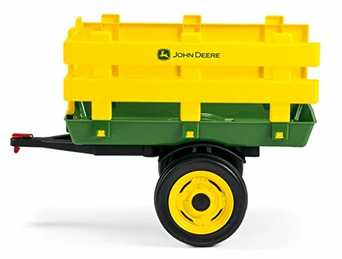 Flash Sale π John Deere Stakeside Trailer Ride On, Green π - Image 2