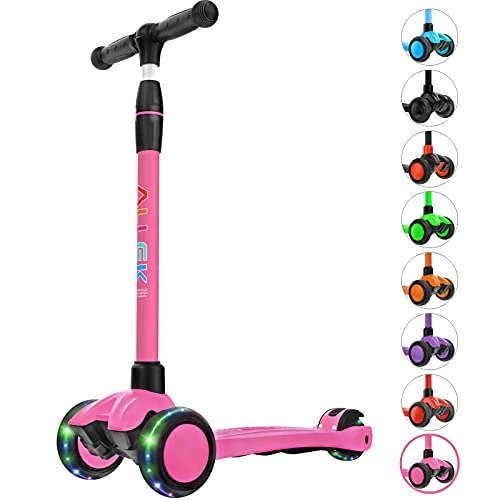 Best reviews of β Kick Scooter B03, Lean 'N Glide 3-Wheeled Push Scooter With Extra Wide PU Light-Up Wheels, Any Height Adjustable Handlebar And Strong Thick Deck For Children From 3-12yrs (Rose Pink) π€©