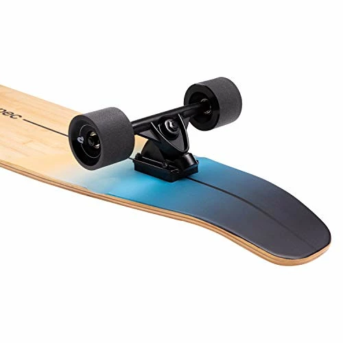 Top 10 π€© Zed Longboard Skateboard Complete Cruiser | Bamboo & Canadian Maple Wood Cruiser W/ Reverse Kingpin Trucks For Commuting, Cruising, Carving & Downhill Riding Riptid 𧨠- Image 4