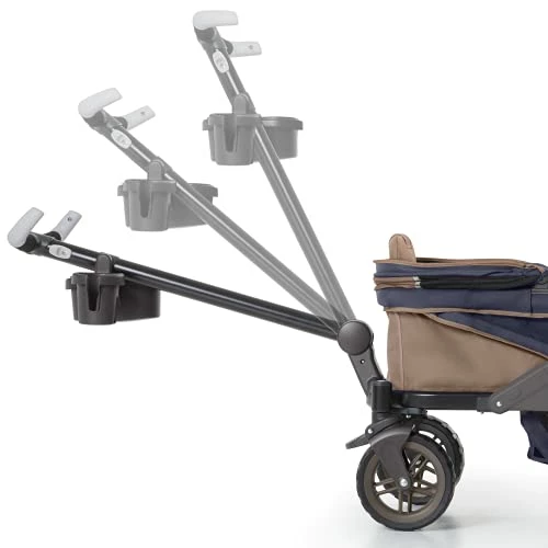 Discount π Anthem 2 Double Wagon Stroller, All-Terrain Collapsible Wagon With Canopy For Kids, 2 Seater (Sand & Sea) π₯° - Image 3