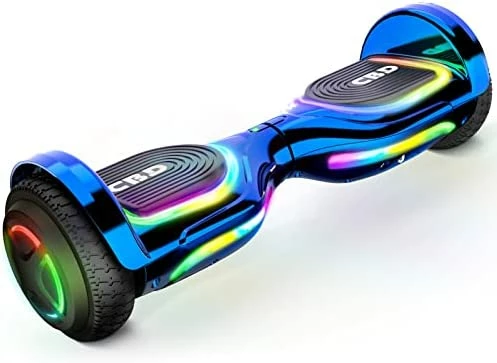 Coupon 𧨠Hoverboard, 6.5" Self Balancing Scooter Hover Board With Bluetooth Wheels LED Lights For Kids Adults A001 Black π - Image 8