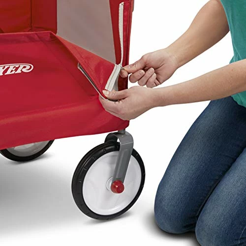 Coupon π 3-In-1 EZ Folding, Outdoor Collapsible Wagon For Kids & Cargo, Red Folding Wagon β€οΈ - Image 4