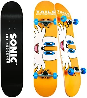 Wholesale π Sonic The Hedgehog Character Skateboards - Cruiser Skateboard With ABEC 5 Bearings, Durable Deck, Smooth Wheels (Choose From Sonic, Knuckles, Tails Or Sonic & Friends) 𧨠- Image 9