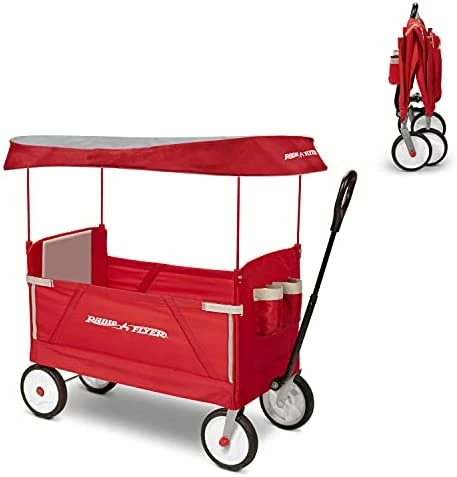 Coupon π 3-In-1 EZ Folding, Outdoor Collapsible Wagon For Kids & Cargo, Red Folding Wagon β€οΈ - Image 6