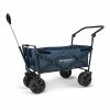 Wholesale 🔔 NDERFOLD S2 Push & Pull Utility Folding Wagon With Wide Beach Tires Featuring Adjustable Push Handle, Telescopic Pull Handle With Spring Bounce Technology, And Storage Pouch, B 🤩