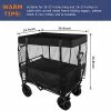Best deal 🎁 LOSCHEN] Wagon Net Cover, Folding Wagon Mosquito Net Accessories For Outdoor Garden Camping Picnic Wagon Stroller（Not Including The Wagon） 🔥