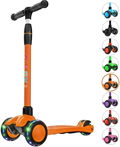 Best reviews of β Kick Scooter B03, Lean 'N Glide 3-Wheeled Push Scooter With Extra Wide PU Light-Up Wheels, Any Height Adjustable Handlebar And Strong Thick Deck For Children From 3-12yrs (Rose Pink) π€© - Image 10