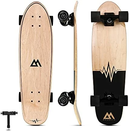 Discount ✔️ Mini Cruiser Skateboard Cruiser | 27.5" X 7.5" | Short Board | Canadian Maple Deck - Designed For Kids, Teens And Adults Bamb ❤️ - Image 9