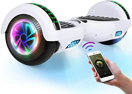 Buy π Hoverboard,6.5" Two-Wheel Self-Balancing Hover Board With Bluetooth Speakers And Fashion LED Lights For Kids A1-black (no Led) π - Image 9