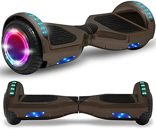 Discount π₯ Newest Generation Electric Hoverboard Dual Motors Two Wheels Hoover Board Smart Self Balancing Scooter With Built-in Bluetooth Speaker LED Lights For Adults Kids Gift Black π - Image 5