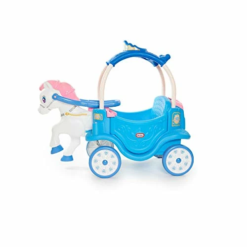 Best Pirce β Princess Horse & Carriage - Frosty Blue Ride-On π - Image 6