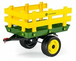 Flash Sale 😍 John Deere Stakeside Trailer Ride On, Green 😍