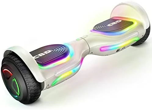 Coupon 𧨠Hoverboard, 6.5" Self Balancing Scooter Hover Board With Bluetooth Wheels LED Lights For Kids Adults A001 Black π - Image 11