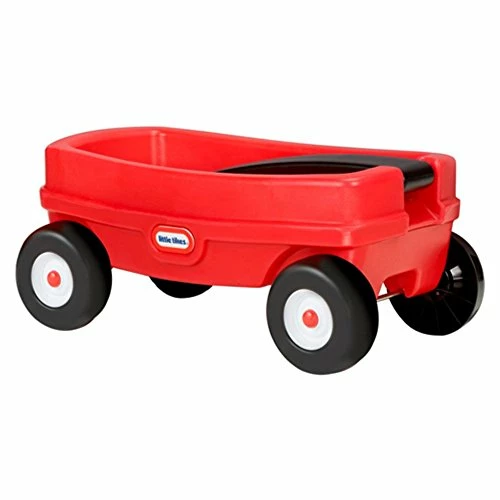 Best deal π ' Wagon β Red And Black, Indoor And Outdoor Play, Easy Assembly, Made Of Tough Plastic Inside And Out, Handle Folds For Easy Storage | Kids 18 π - Image 2