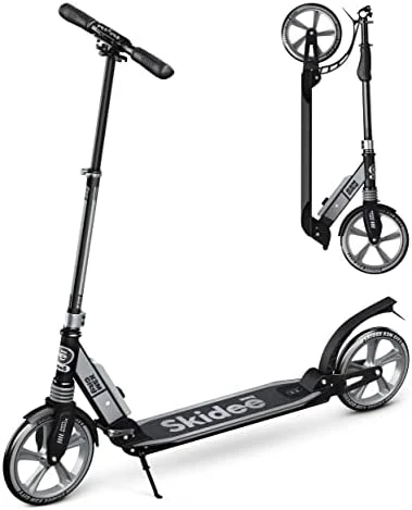 Best deal π Scooter For Kids Ages 6-12 - Scooters For Teens 12 Years And Up - Adult Scooter With Anti-Shock Suspension - Scooter For Kids 8 Years And Up With 4 Adjustment Levels Handlebar Up To 41 Inches High Street Art π - Image 12