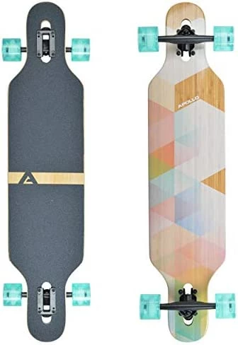 Cheapest π POLLO Longboard Skateboards - Premium Long Boards For Adults, Teens And Kids. Cruiser Long Board Skateboard. Drop Through Longboards Made Of Bamboo & Fiberglass - High-Speed Bearings & T-Tool Weird π - Image 13