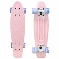 Best Sale π 22" Complete Mini Cruiser Plastic Skateboard Oceanic (swirl Wheels) π