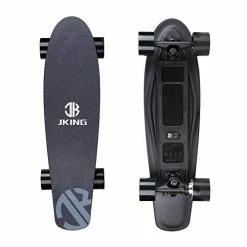 Hot Sale 👏 Electric Skateboard Electric Longboard With Remote Control Electric Skateboard,350W Hub-Motor,12.4 MPH Top Speed,5.2 Miles Range,3 Speeds Adjustment,12 Months Warranty H2s-02 🛒
