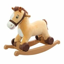 Coupon 😍 Charger 2-in-1 Pony Ride-On , Beig 🌟