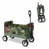 Best Pirce 🤩 3-in-1 Camo Folding Wagon For Kids, Garden, & Cargo, Green Collapsible Wagon ⭐
