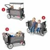 New 🔥 Odyssey Stroll 'N Wagon, Grey Push Wagon With Canopy And Bag, 1+ Years 🤩