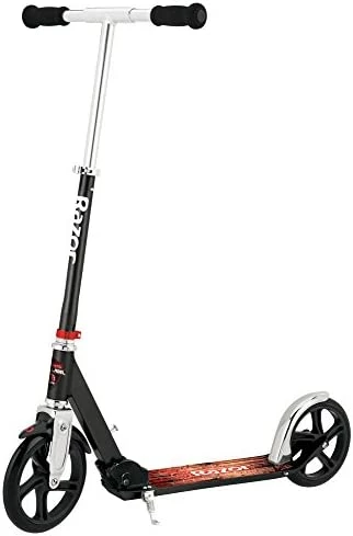 Promo π A5 Lux Kick Scooter - Large 8" Wheels, Foldable, Adjustable Handlebars, Lightweight, For Riders Up To 220 Lbs Red π - Image 4