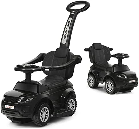 Cheapest π₯° Push Cars For Toddlers, 3-in-1 Kids Toy Car Stroller With Push Handle & Detachable Guardrail, Sound & Lights, Under Seat Storage, Foot-to-Floor Ride On Push Car For Boys Girls (Pink) π - Image 7