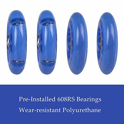 Wholesale β Wiggle Car Polyurethane Replacement Wheels Set Upgrade For Ride-on Toys (Dark Blue) π - Image 3