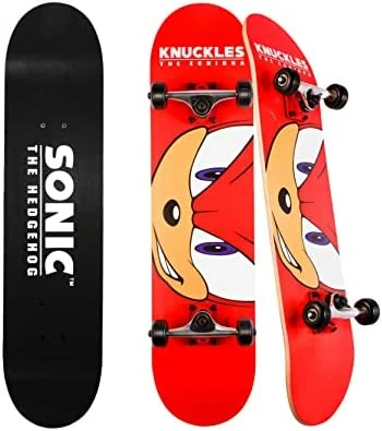 Wholesale π Sonic The Hedgehog Character Skateboards - Cruiser Skateboard With ABEC 5 Bearings, Durable Deck, Smooth Wheels (Choose From Sonic, Knuckles, Tails Or Sonic & Friends) 𧨠- Image 6