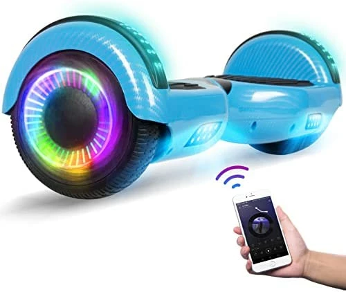 Buy π Hoverboard,6.5" Two-Wheel Self-Balancing Hover Board With Bluetooth Speakers And Fashion LED Lights For Kids A1-black (no Led) π - Image 13