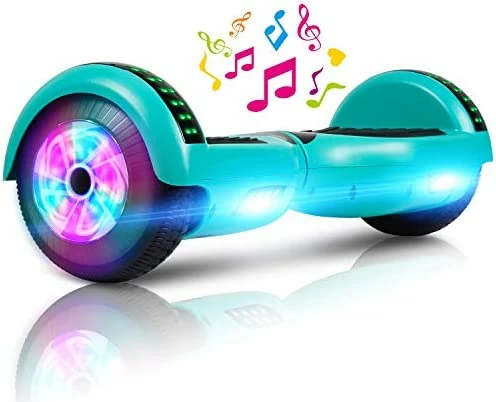 Coupon 𧨠Hoverboard, 6.5" Self Balancing Scooter Hover Board With Bluetooth Wheels LED Lights For Kids Adults A001 Black π - Image 7