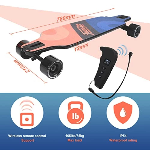 Top 10 🤩 H8 Electric Skateboard With Remote, Top Speed Of 28 KMH, The Thinnest E-Skateboard, 11.6Lbs Lightweight, Longboards Suitable For Adults & Teens ✨ - Image 5