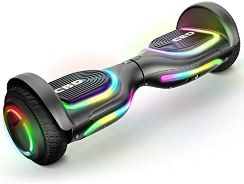 Coupon 𧨠Hoverboard, 6.5" Self Balancing Scooter Hover Board With Bluetooth Wheels LED Lights For Kids Adults A001 Black π - Image 10
