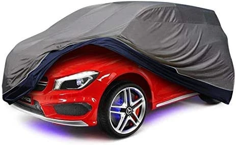 Hot Sale π Large Kids Ride-On Truck Toy Car Cover,Heavy Duty 600D Electric Jeep Power Wheels Cover Waterproof All Weather -Jeep Power Wheels Cover, Water-Resistant For Outdoor,55" L X 34" W X 34" H Grey And Blue π - Image 6