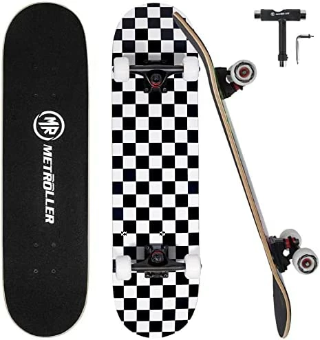 Brand new 𧨠Skateboards For Beginners,31 X 8 Complete Standard Skate Boards For Girls Boys, 7 Layer Canadian Maple Double Kick Concave Skateboard For Kids Youth Teens Adults π - Image 11